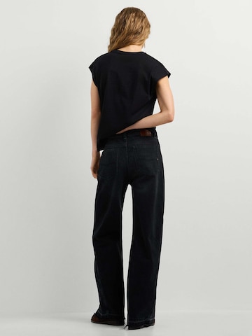 Pepe Jeans Flared Jeans ' BELLE' in Schwarz