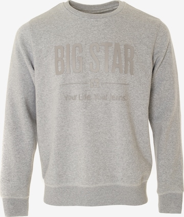 BIG STAR Sweatshirt 'Ecodort' in Grey: front