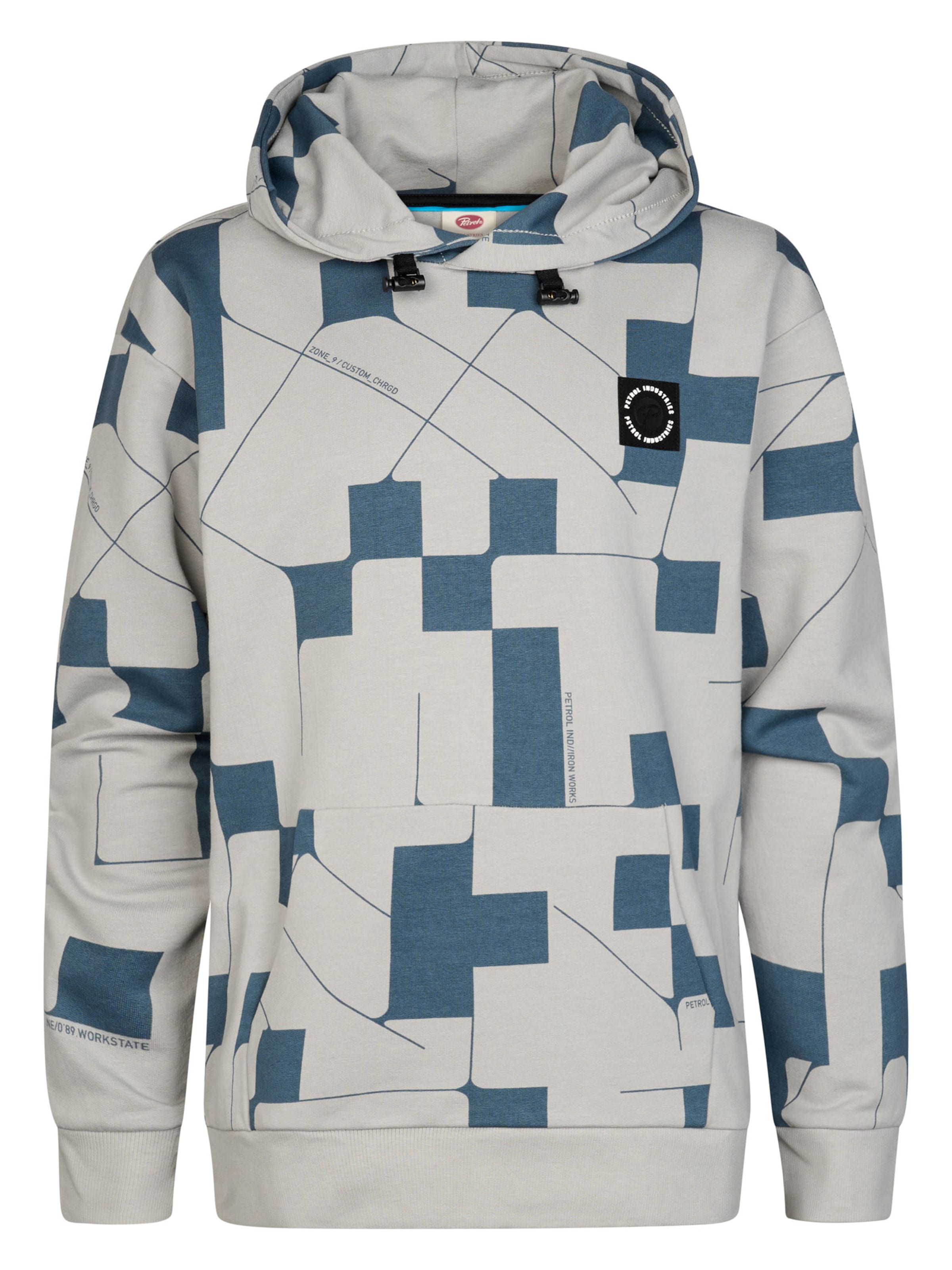 Petrol Industries Sweatshirt in Grau: Vorderseite