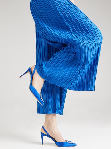 ABOUT YOU - Pierna ancha Pantalón 'Fanny' en azul