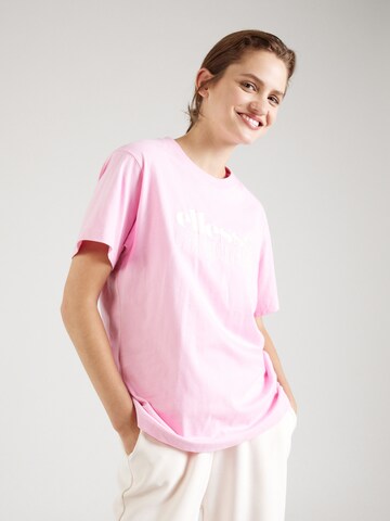 ELLESSE Shirt 'Casaletto' in Pink: front