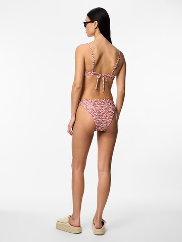 PIECES Triangel Bikinitop 'PCAmy' in Rot