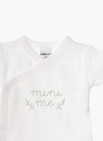 LILIPUT Wickelbody, kurzarm (2er Pack) weiß "little one / mini me" in Weiß