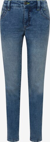 LAURASØN Slimfit Jeans in Blauw: voorkant