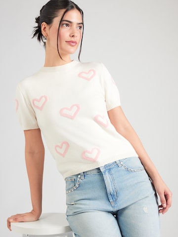 Hailys Sweater 'Ca44ty' in White: front