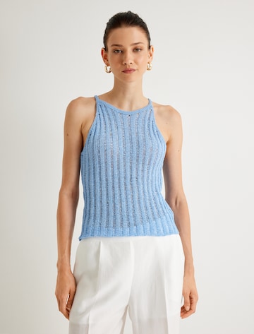 Koton Gebreide top in Blauw: voorkant