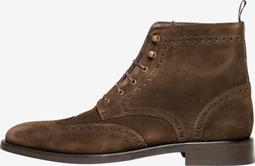 Henry Stevens Lace-Up Boots 'Murray FBDB' in Brown