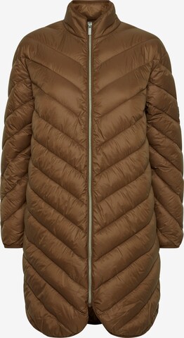 Fransa Winter Coat 'BAPADDING 5' in Brown: front