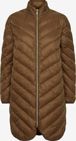 Fransa Winter Coat 'FRBAPADDING 5' in Brown: front