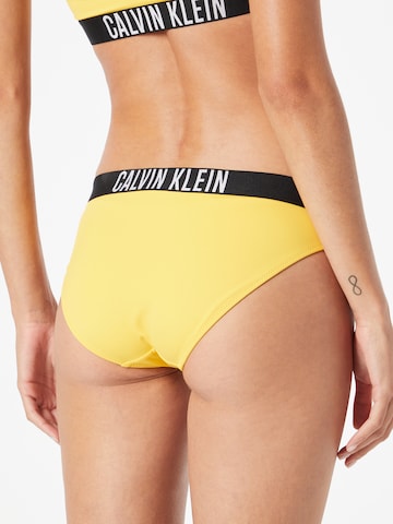 dzeltens Calvin Klein Swimwear Bikini apakšdaļa