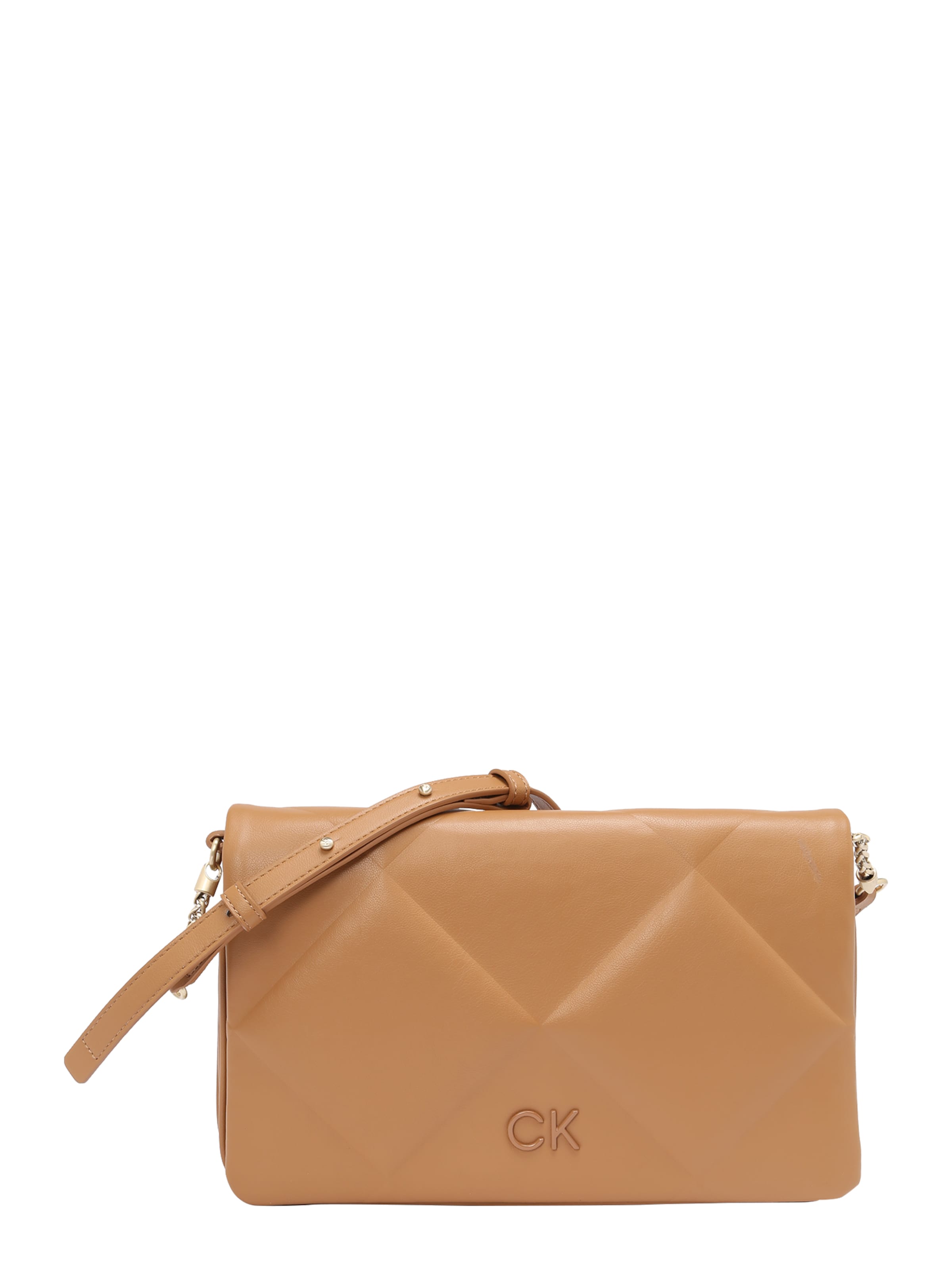 Calvin Klein Crossbody Bag in Brown: front