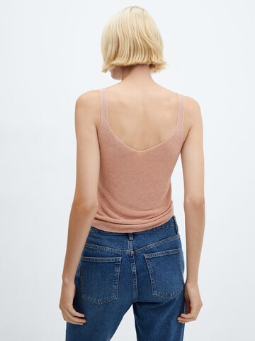 Tops en tricot 'KLING' MANGO en rose