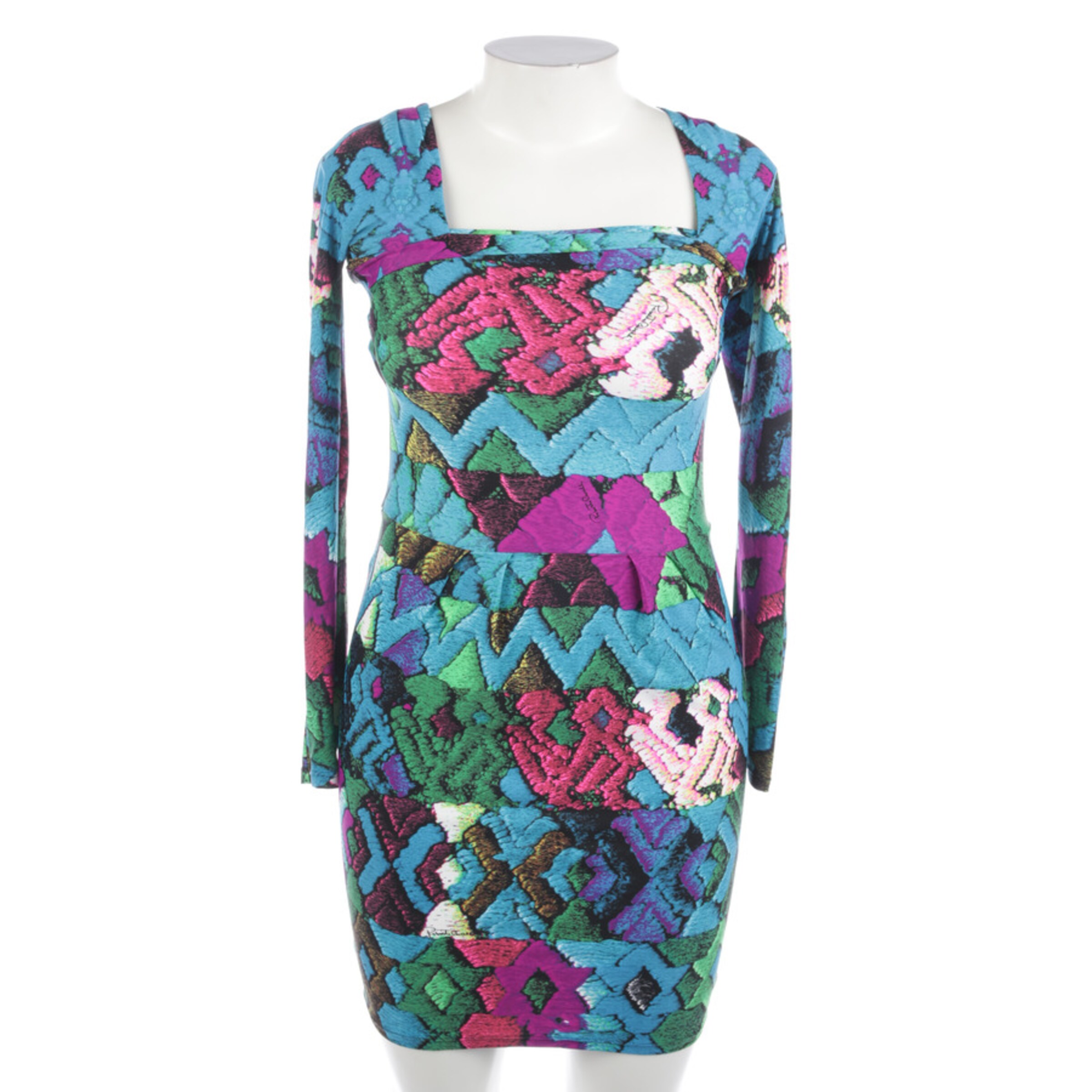 Cavalli Class Kleid XXS in Mischfarben: Vorderseite