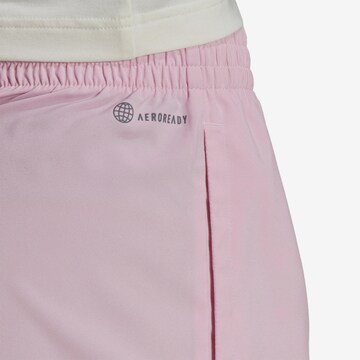 ADIDAS PERFORMANCE Regular Workout Pants 'Aeroready Minimal' in Pink