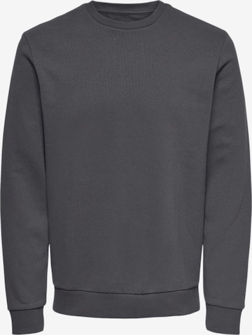 Only & Sons Sweatshirt 'Ceres' in Grau: Vorderseite