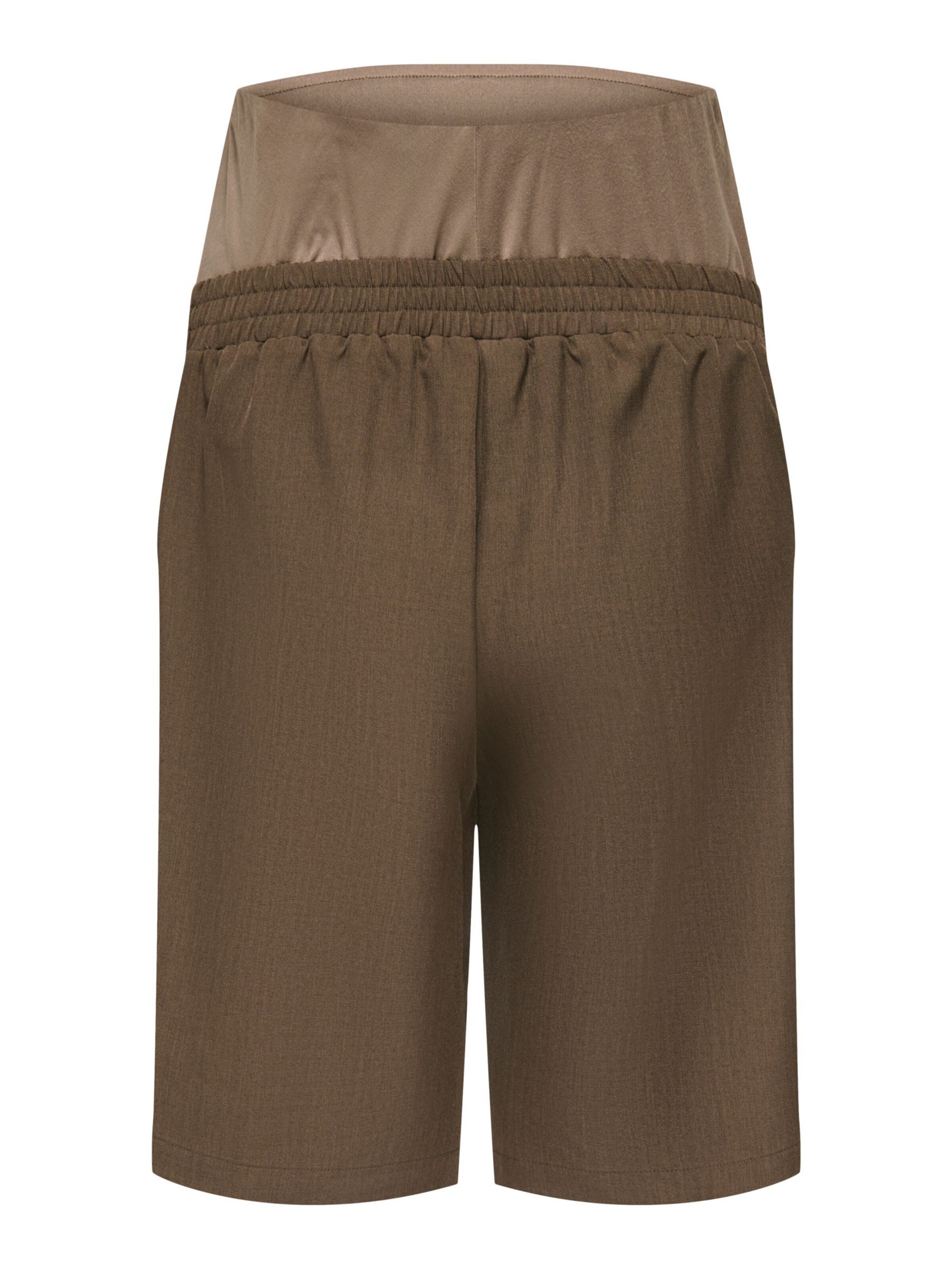 Regular Pantalon à pince 'OLMVictoria' Only Maternity en marron