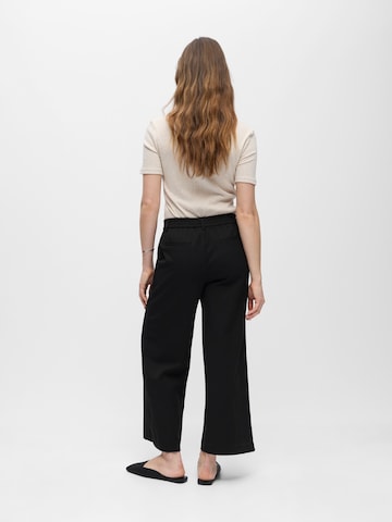 Wide Leg Pantalon à pince 'OBJLisa' OBJECT en noir