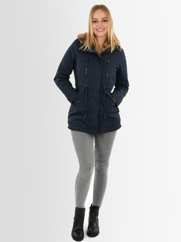 NAVAHOO Winter jacket 'Diamond' in Blue