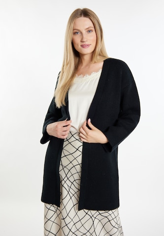 DreiMaster Klassik Knit cardigan 'Ledkin' in Black: front