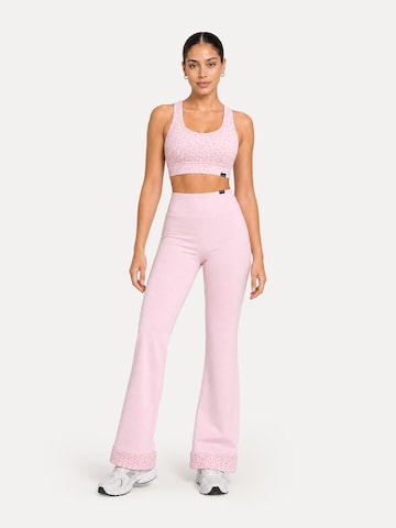 Coupe slim Leggings ' Lithara Solid ' Smilodox en rose