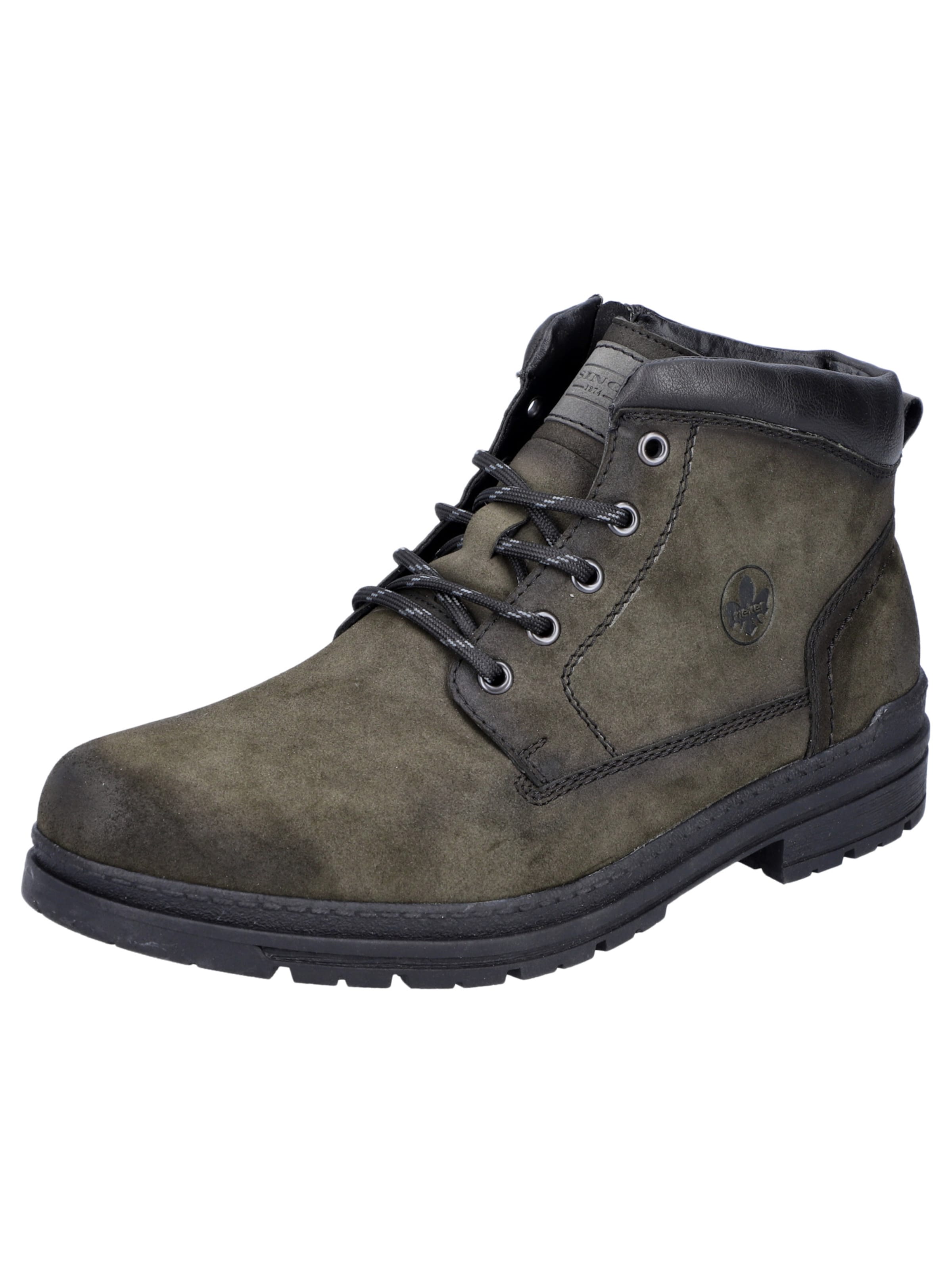 Rieker Schnürboots in Grün: Vorderseite