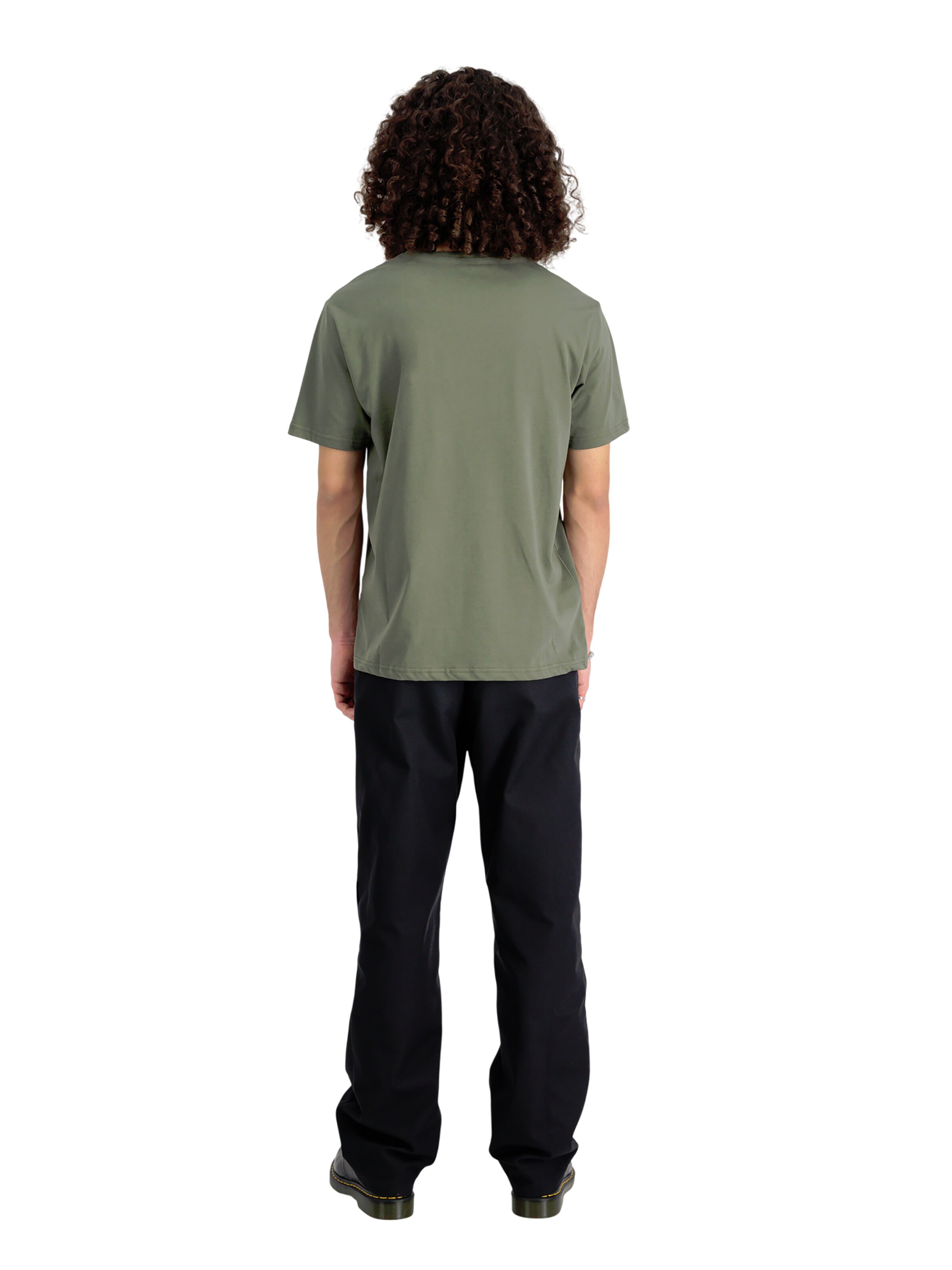 ALPHA INDUSTRIES Shirt 'Alpha PP'‌‌‌ in Grün