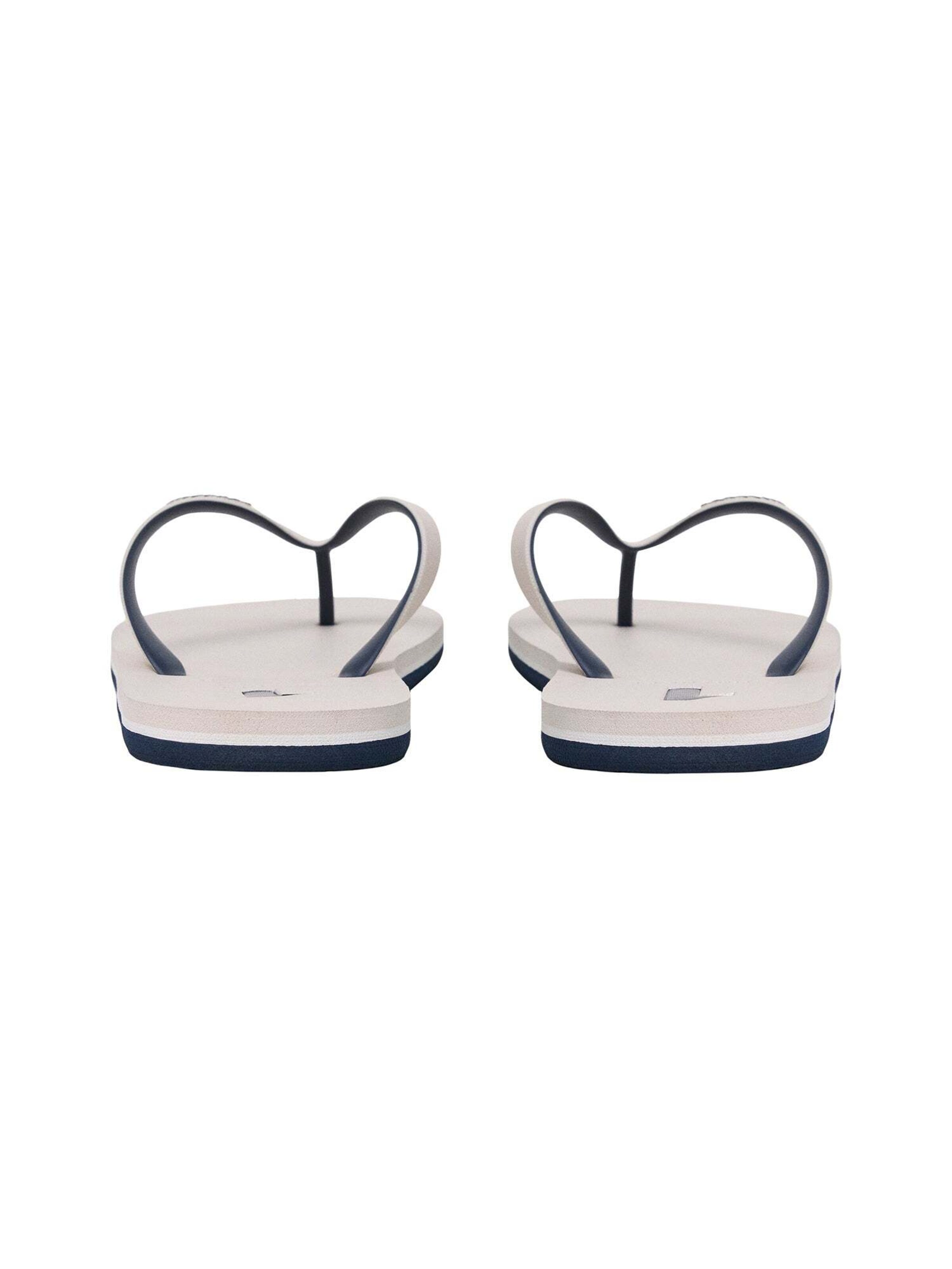 Tongs 'Capri Numbers' Hackett London en blanc