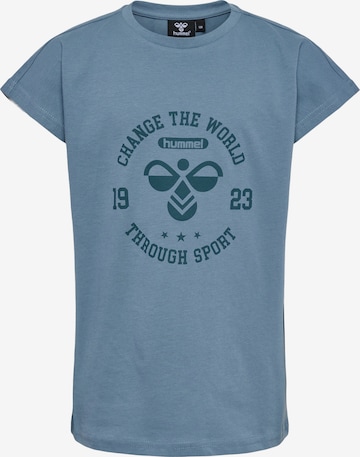 Hummel T-Shirt in Blau: Vorderseite