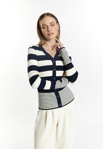 DreiMaster Klassik Knit Cardigan 'Ledkin' in Blue: front