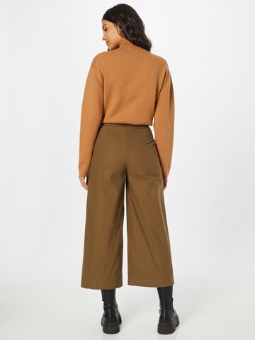 KAN Wide Leg Hose 'PERIDOT' in Grün