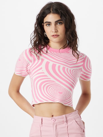 River Island Shirt in Roze: voorkant