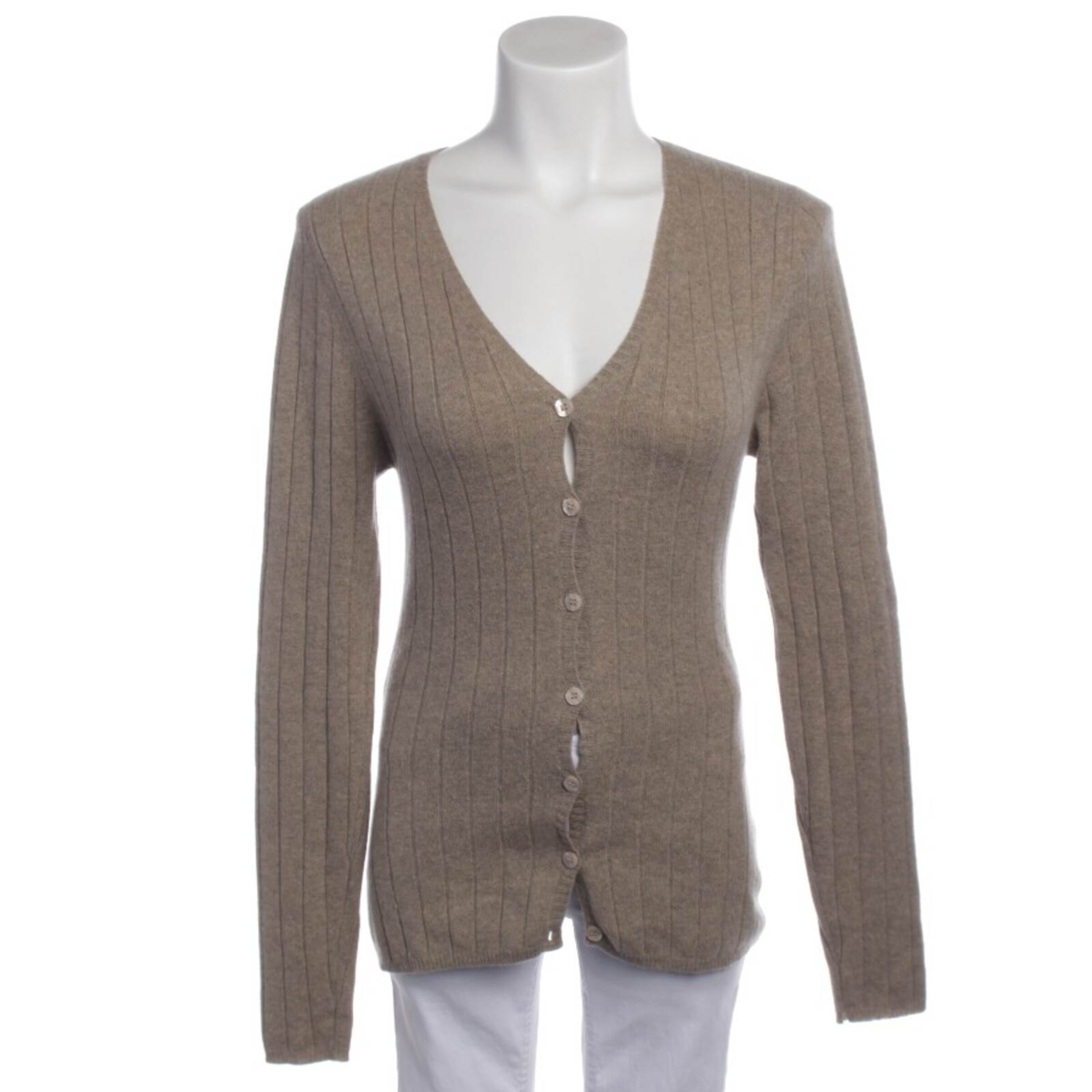 Allude Pullover / Strickjacke S in Braun: Vorderseite