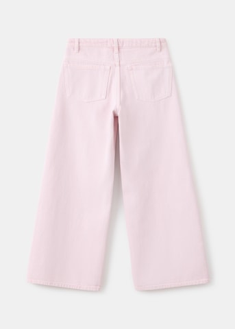 Wide leg Jeans 'JOANA' de la MANGO KIDS pe roz