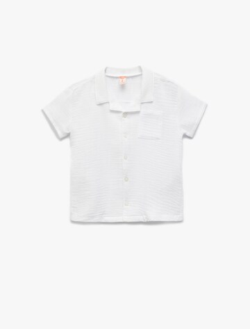 Koton Comfort fit Button Up Shirt in White: front