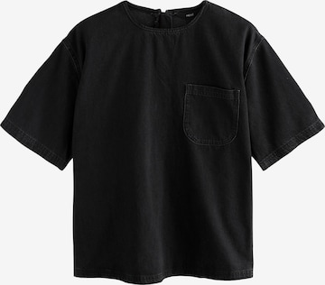 juoda Next Marškinėliai: priekis