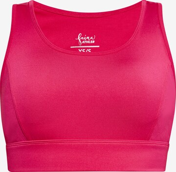 faina Athlsr Bustier Sport bh in Roze: voorkant