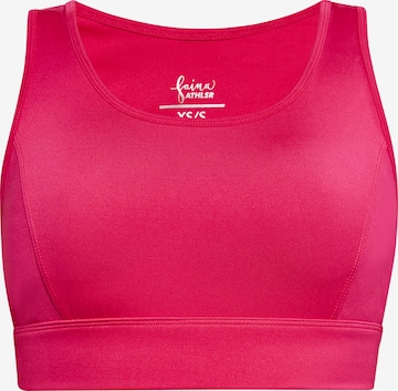 Soutien-gorge de sport faina Athlsr en rose : devant