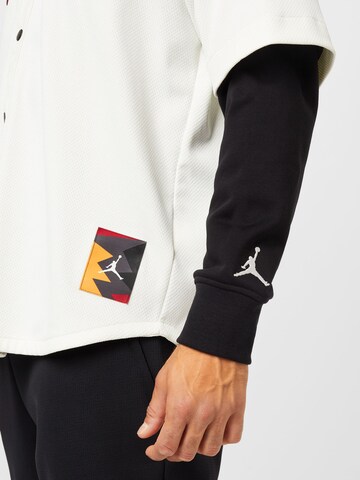 Jordan Zip-Up Hoodie in White