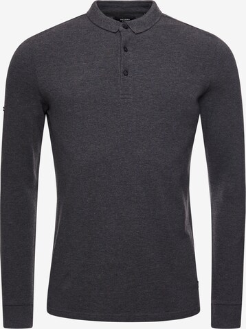 Superdry Comfort fit Shirt 'Studios' in Grijs: voorkant