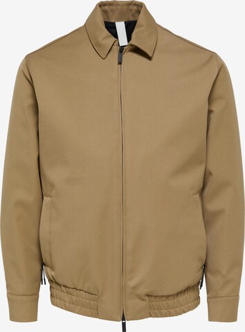 SELECTED HOMME Between-Season Jacket 'CARL' in Brown: front