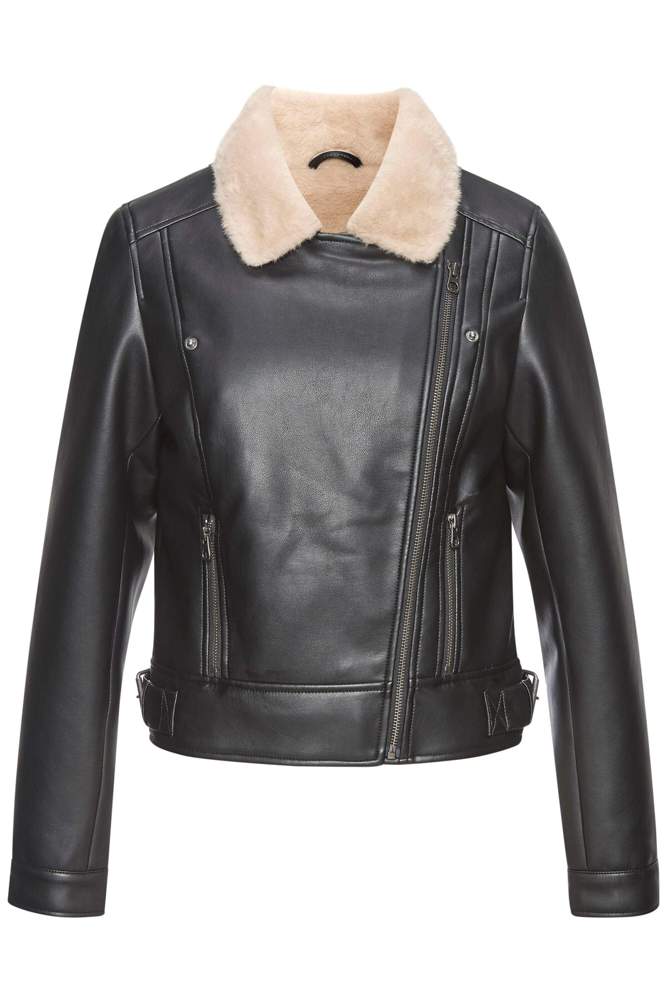 BUFFALO - Chaqueta de entretiempo en negro: frente