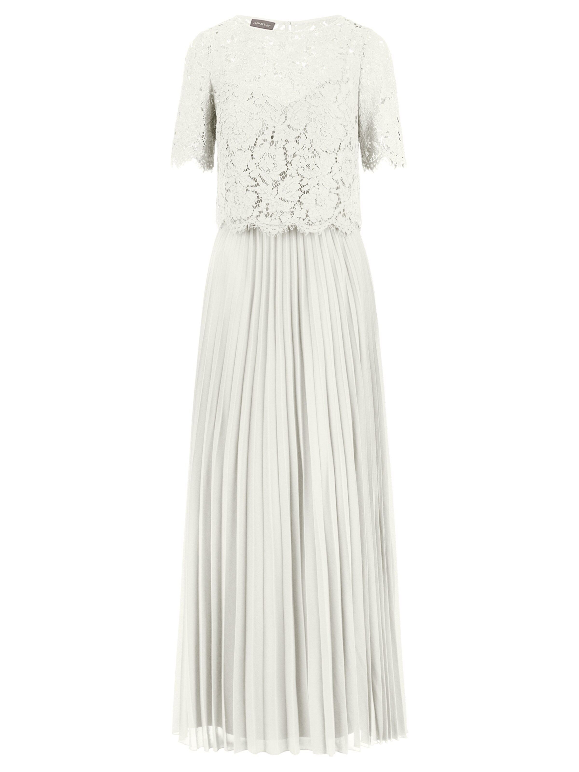 APART Evening Dress in White: front