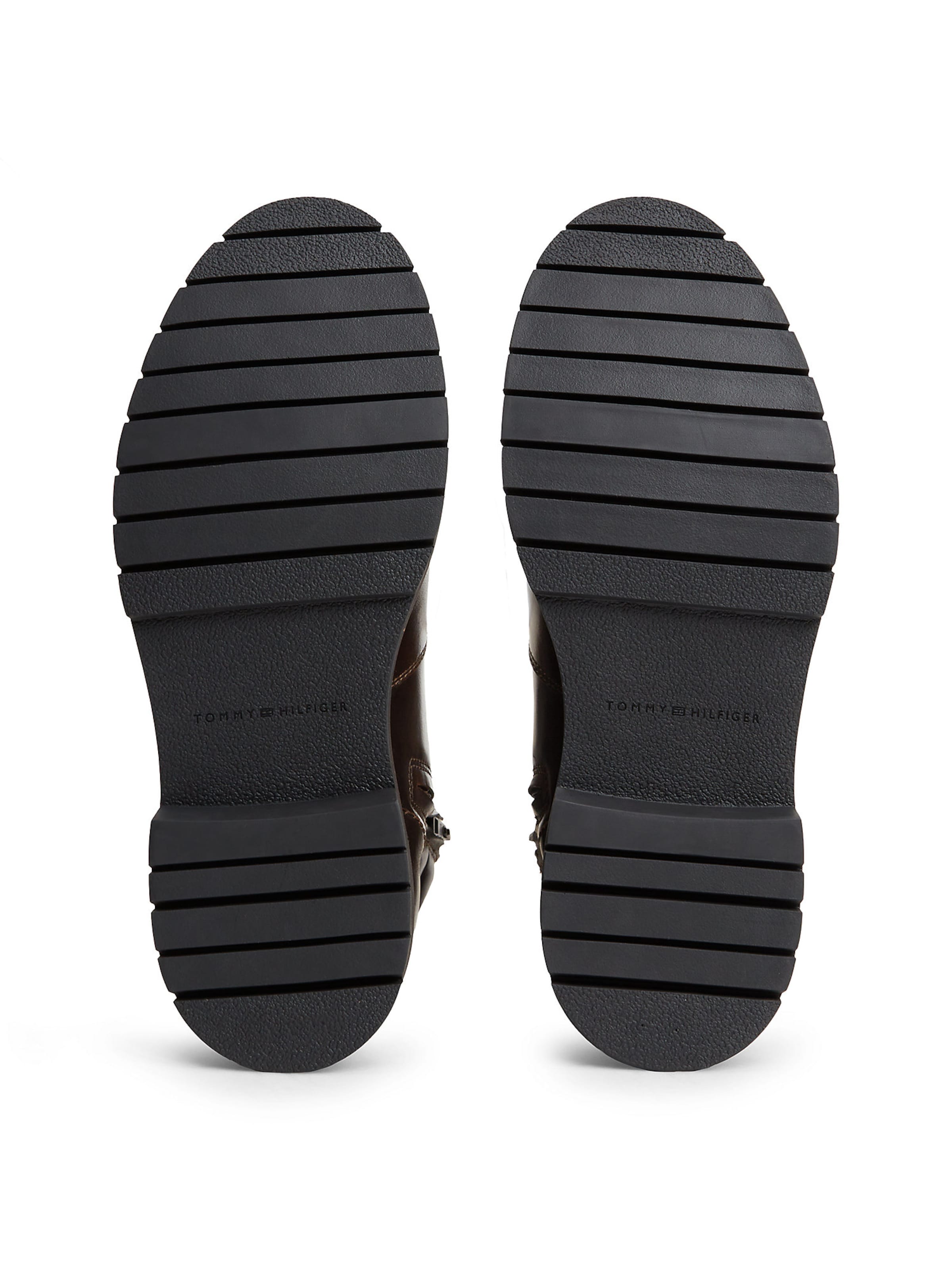TOMMY HILFIGER Schnürboots in Braun