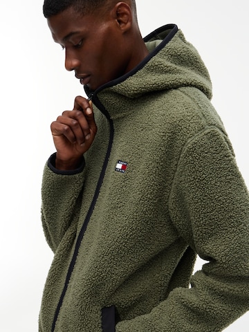 Tommy Jeans Fleecejacke in Grün