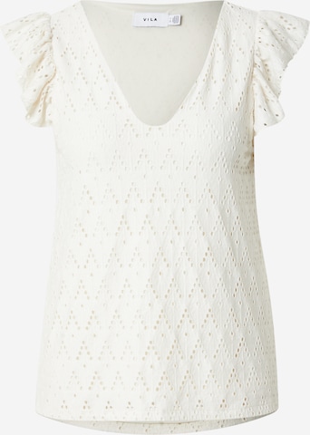 T-shirt 'VIAmalina' VILA en beige : devant