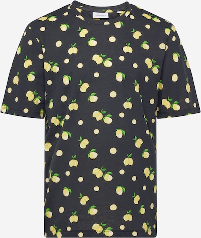 JACK & JONES T-Shirt 'SUN SHADE' in pastellgelb / grasgrün / schwarz / weiß, Produktansicht