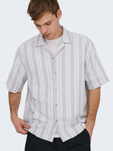 pilka Only & Sons Patogus modelis Marškiniai 'ONSWalker'