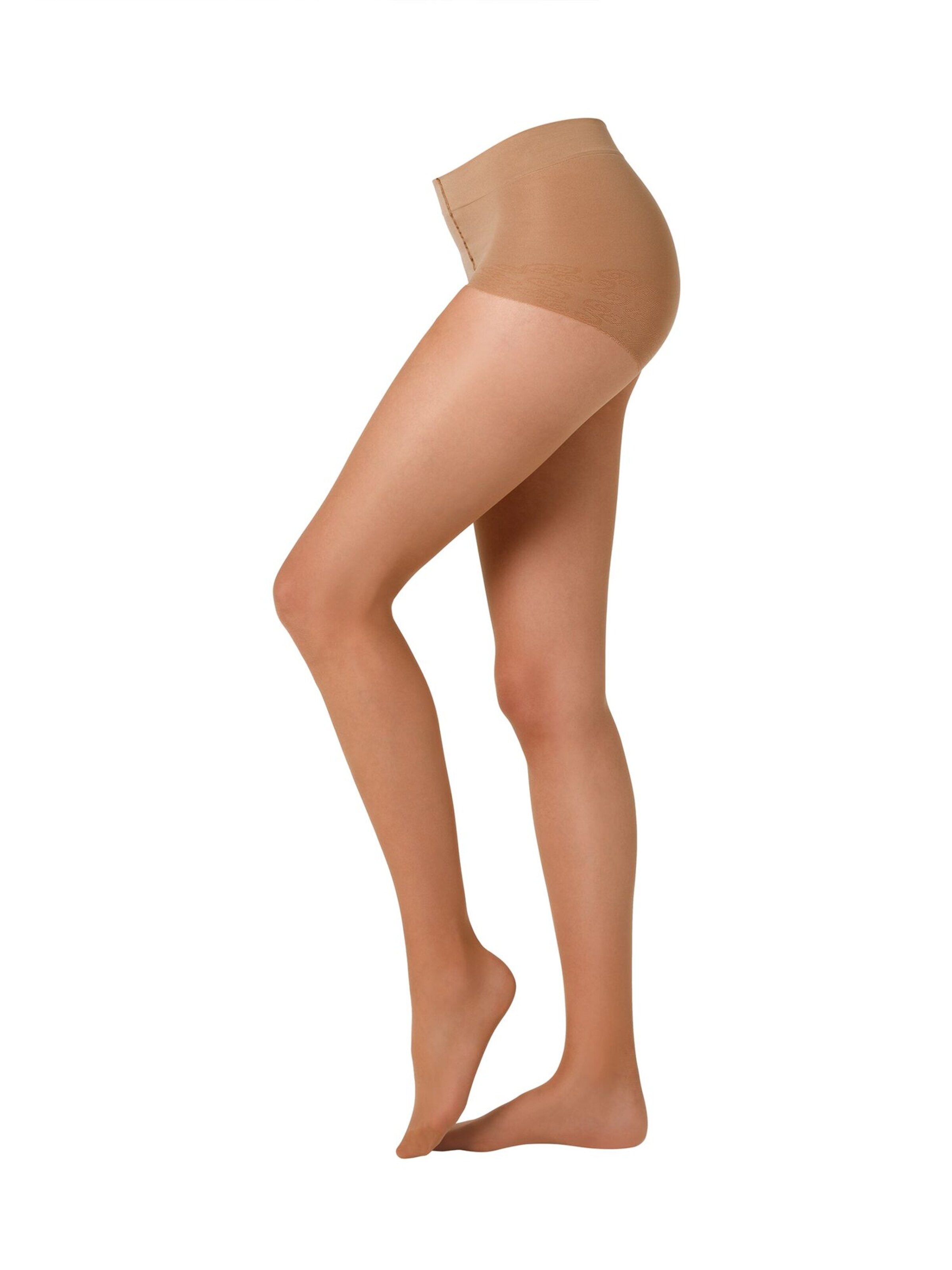 camano Fijne panty in Beige: voorkant