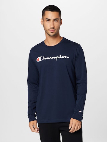 Champion Authentic Athletic Apparel Shirt 'Classic' in Blau: predná strana