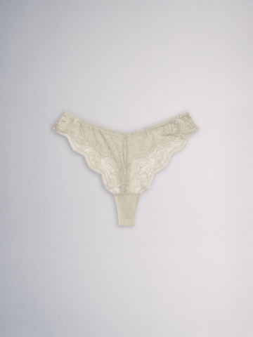 The Set - Tanga en beige